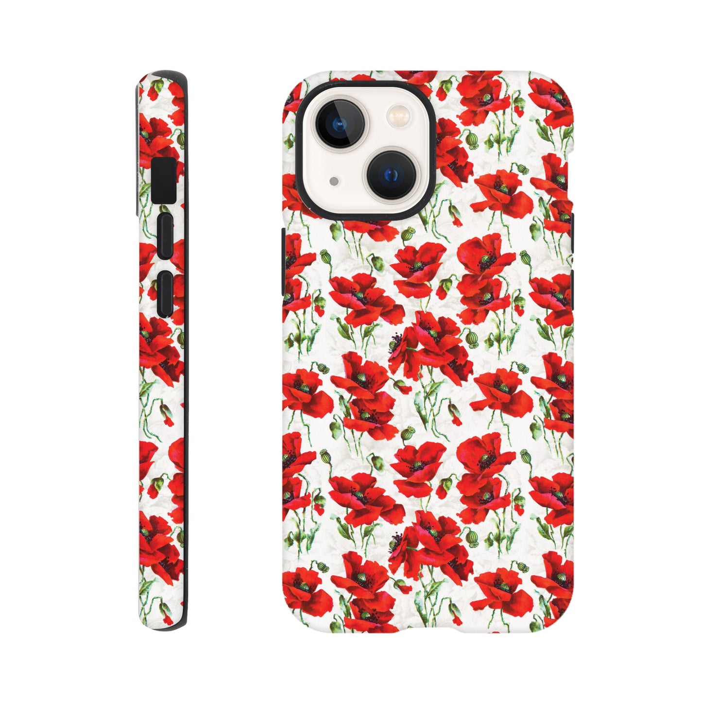 Red poppy design - Phone case sturdy