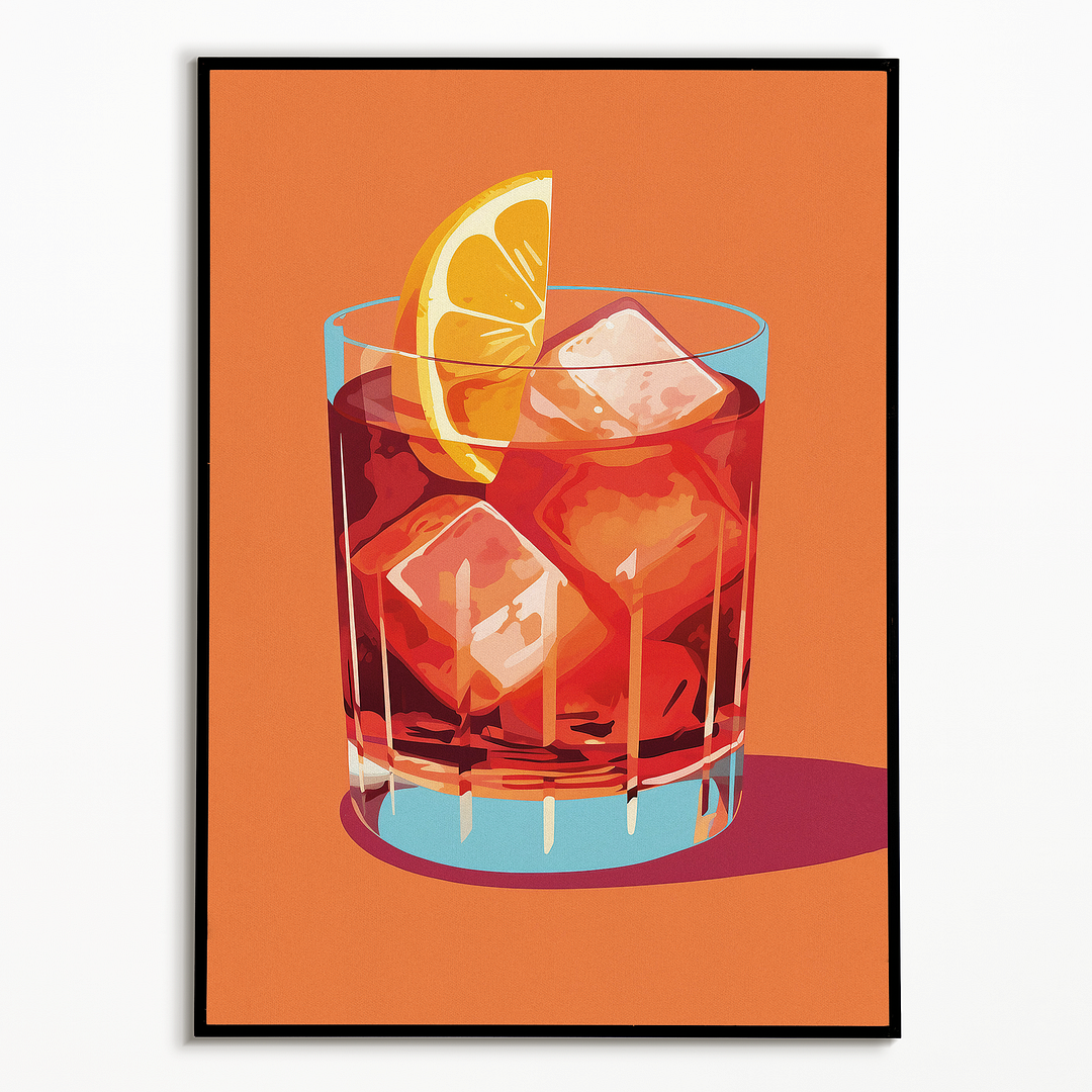 Negroni (Orange) - Art Print
