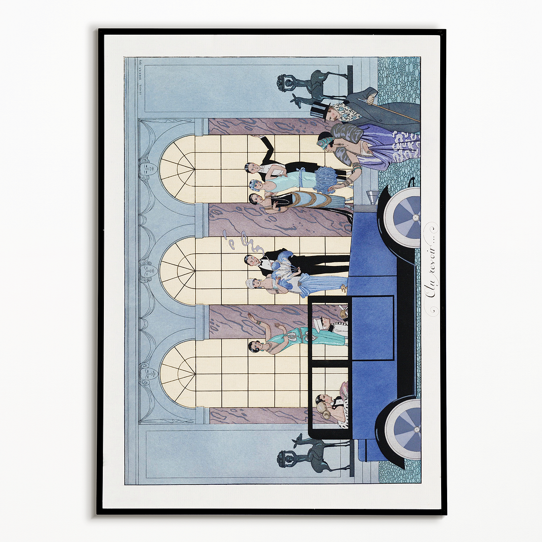 Au Revoir by George Barbier - Art Print