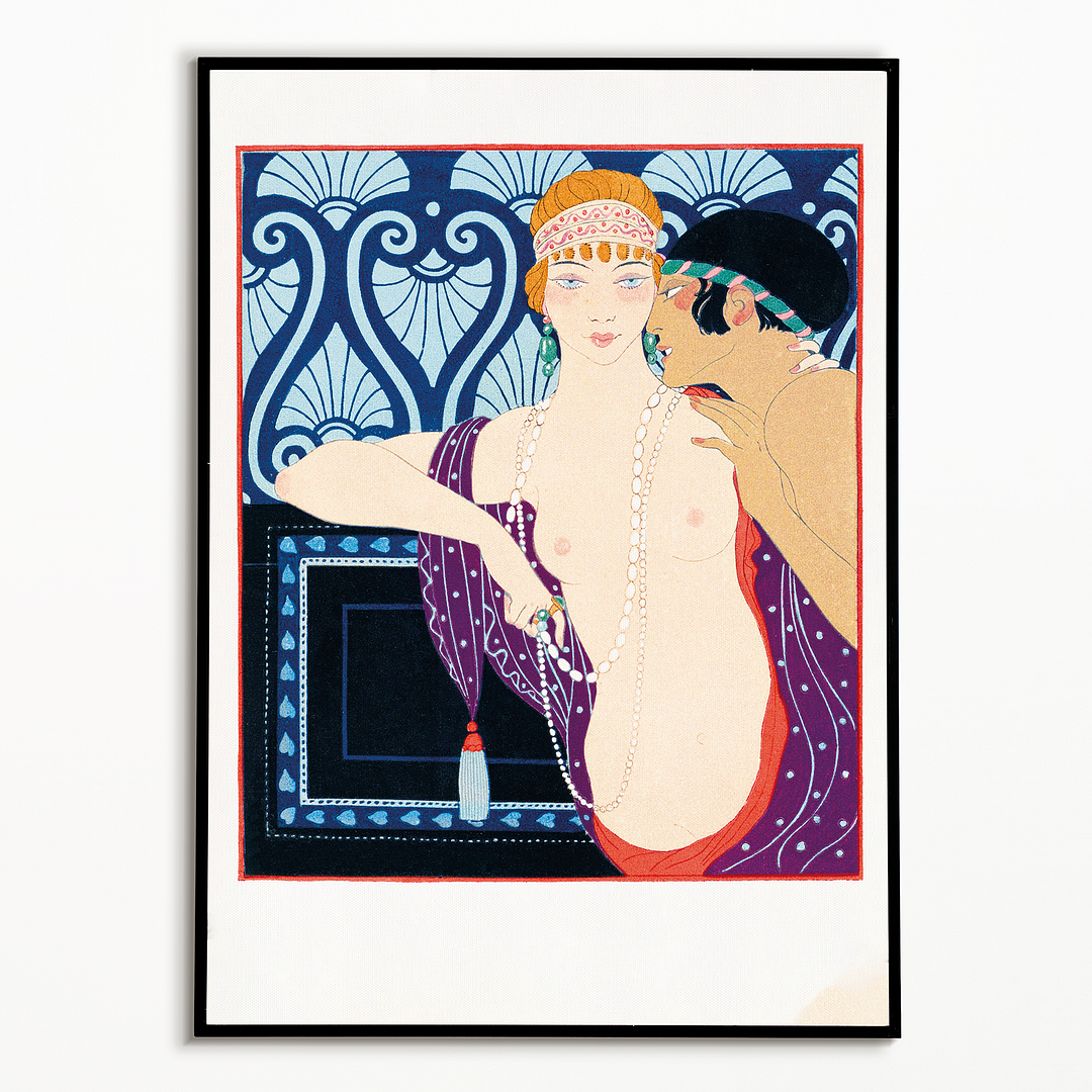 Les Trois Beautes de Mnasidika by George Barbier - Art Print
