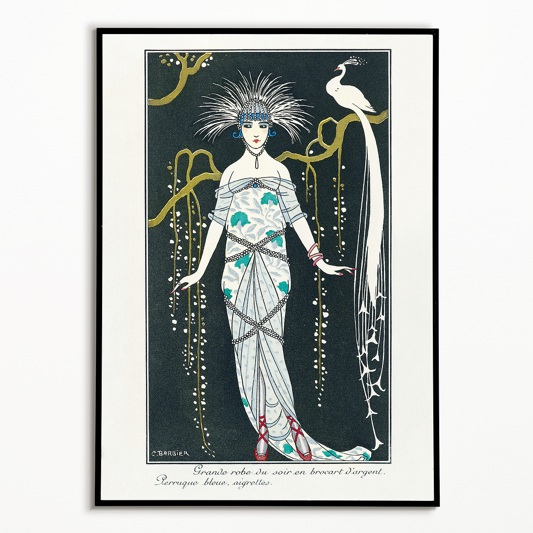 Grande robe du soir from Journal des Dames et des Modes - Art Print