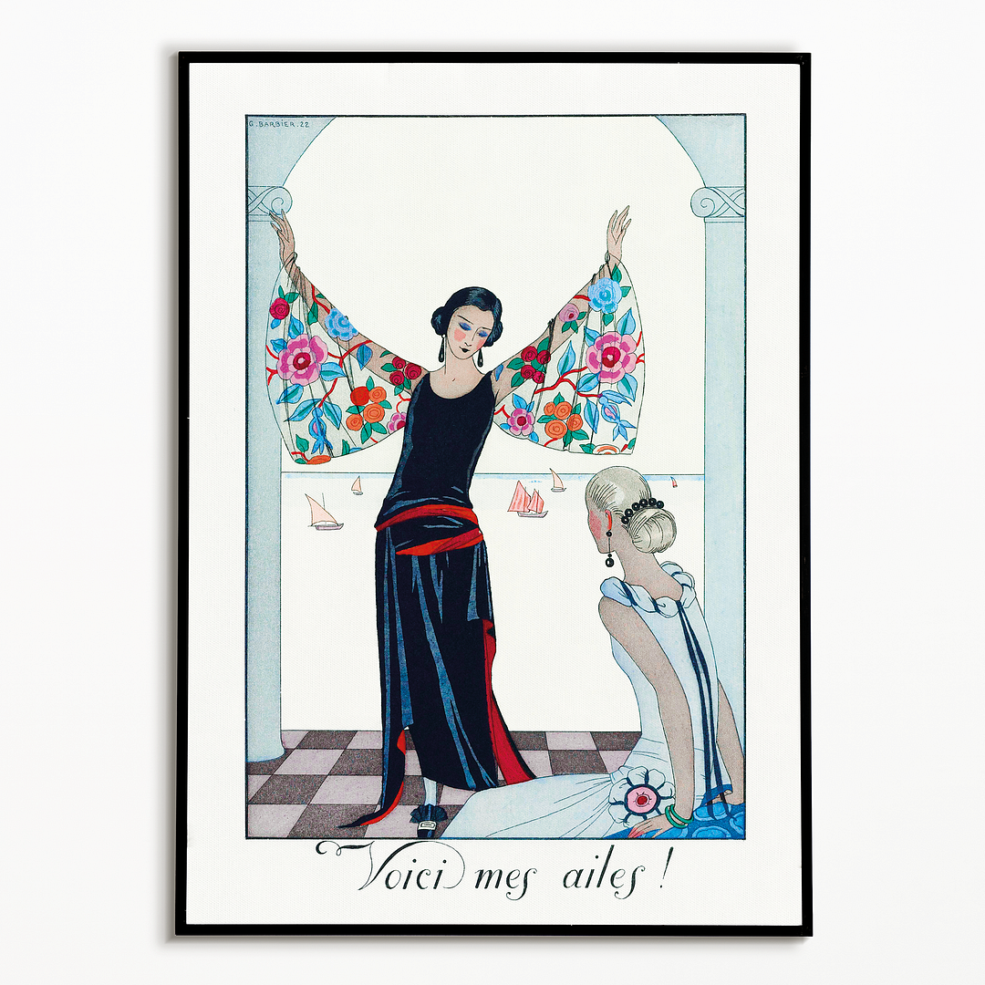 Voici mes ailes! - Art Print