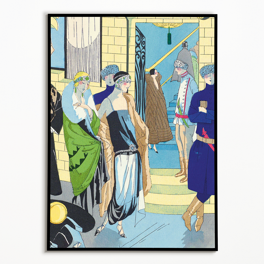 Beauté, Feuillets de l' élégance féminine - Art Print