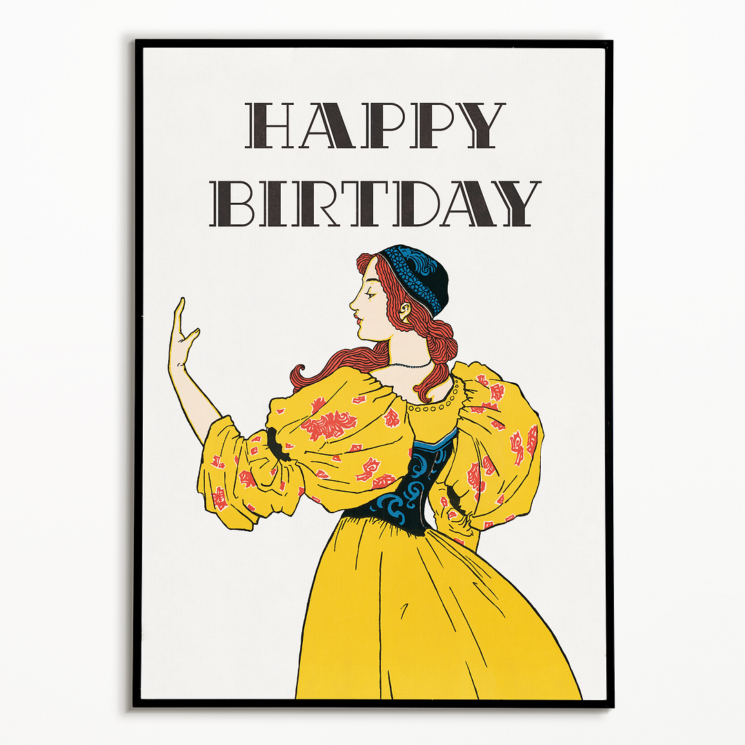 Poster calendar by L. Prang & Co (Birthday) - Art Print