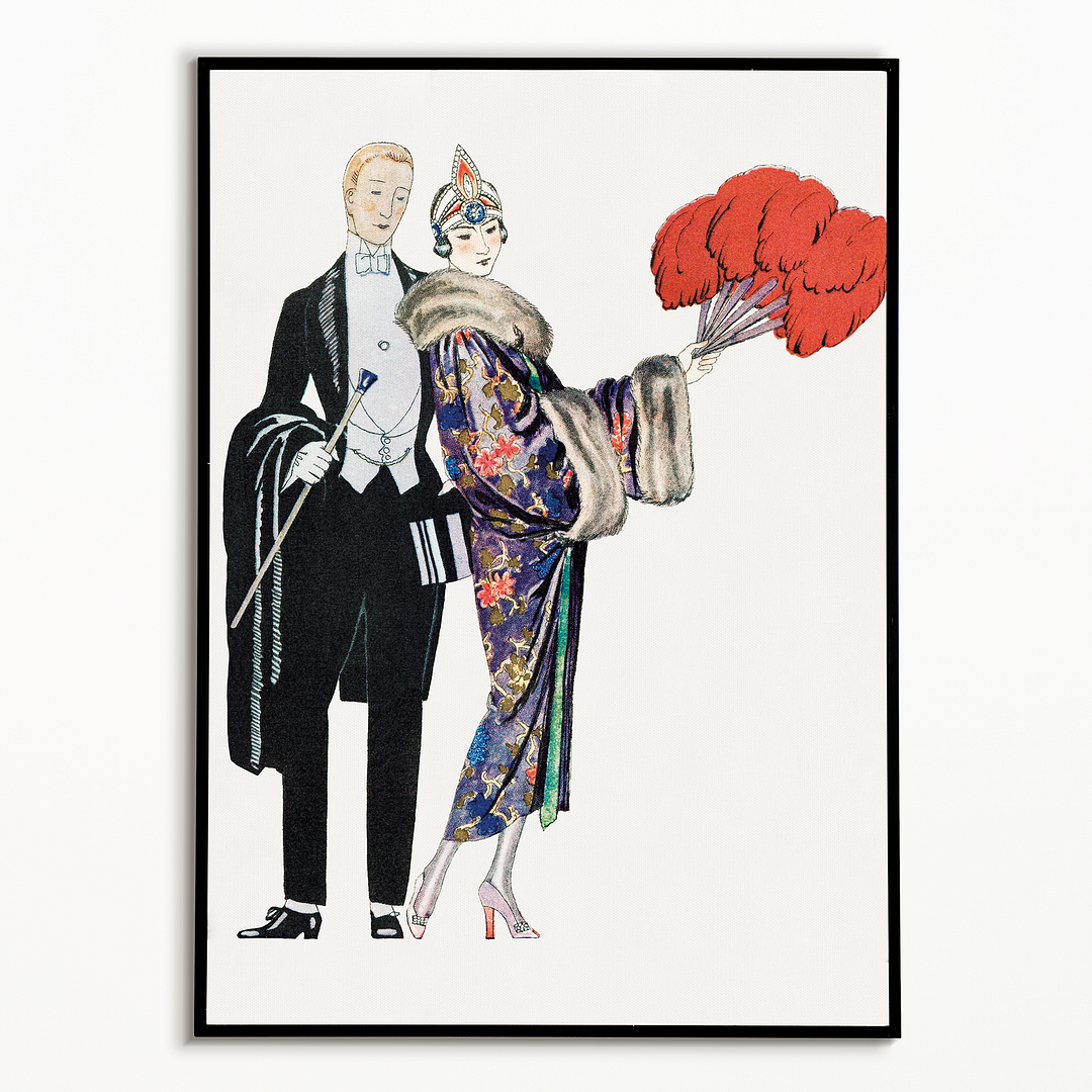 Classy couple (Cutout) - Art Print