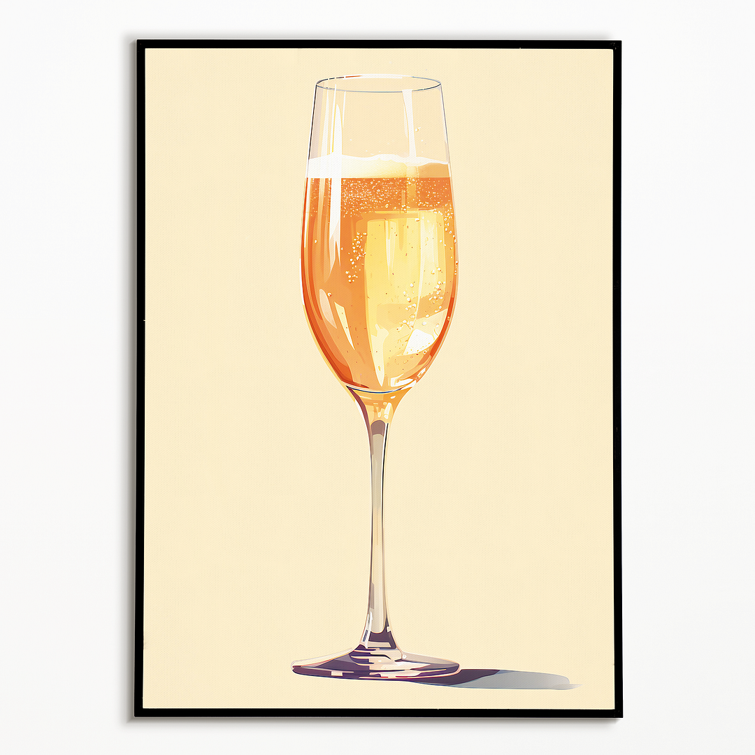 Champagne - Art Print