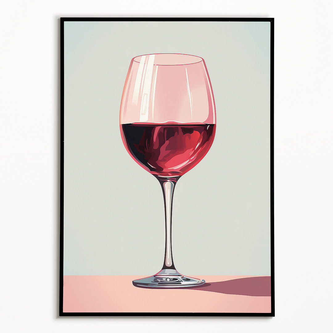 Red wine - Art Print