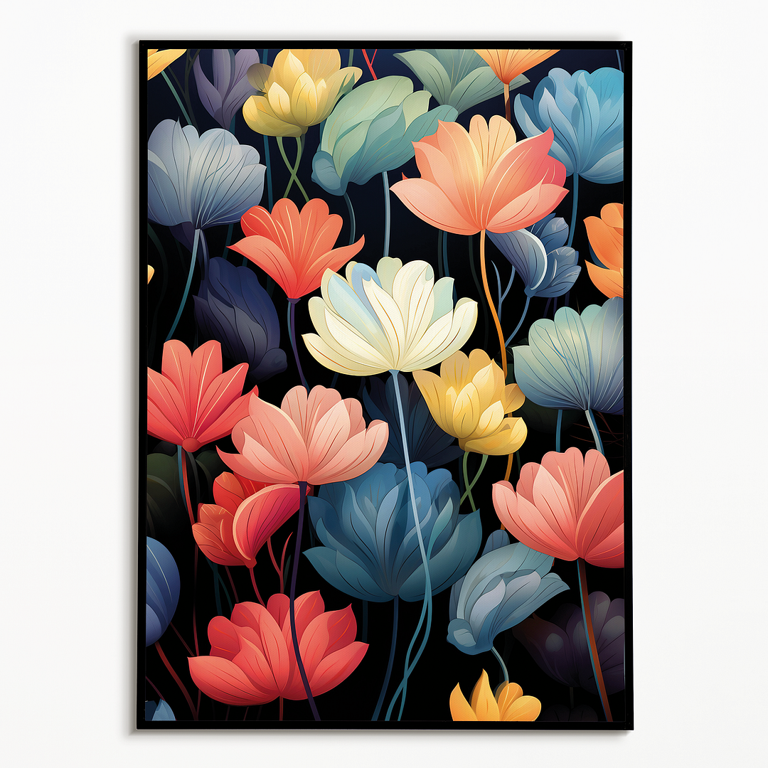 Flower pattern I - Art Print