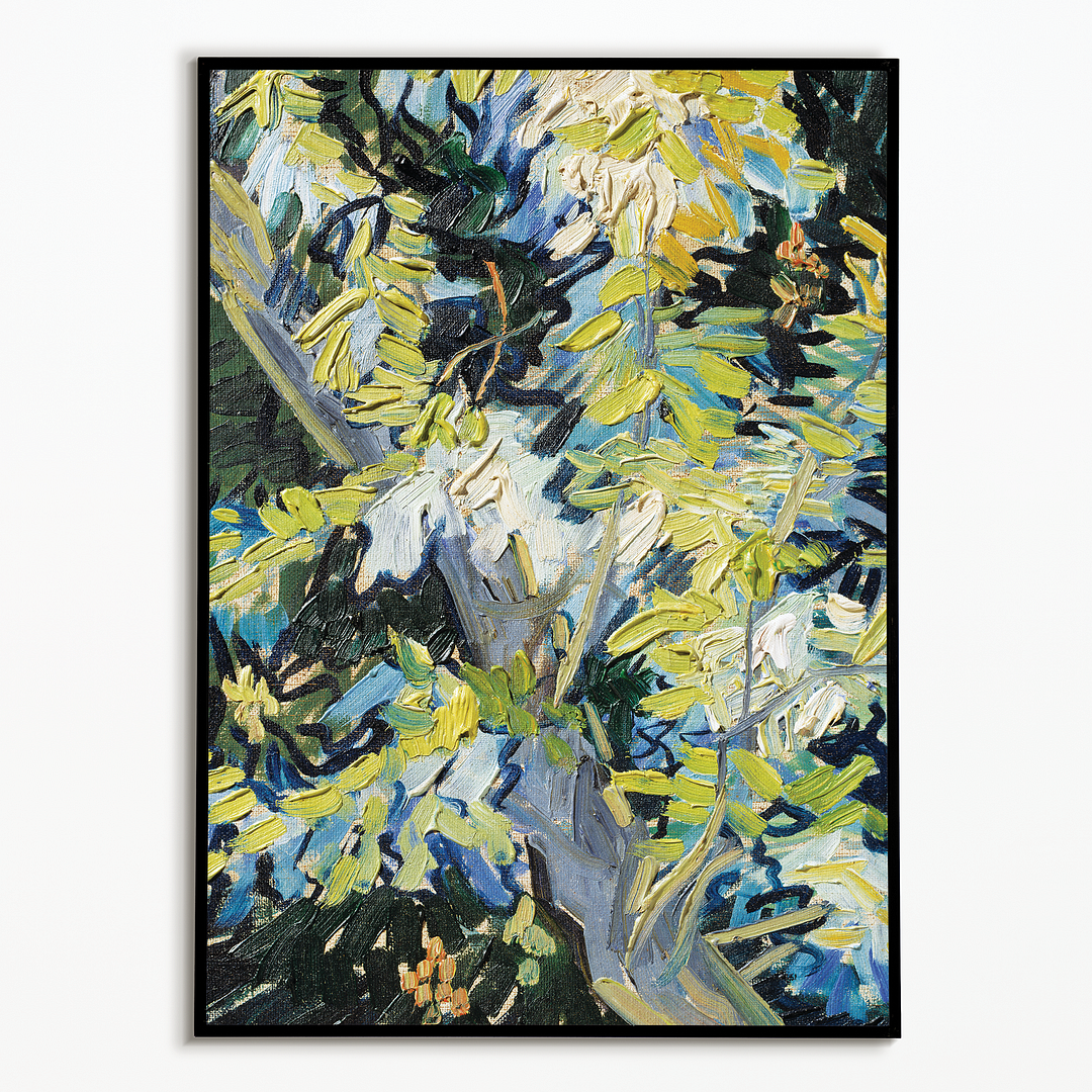 Blossoming Acacia Branches By Van Gogh - Art Print