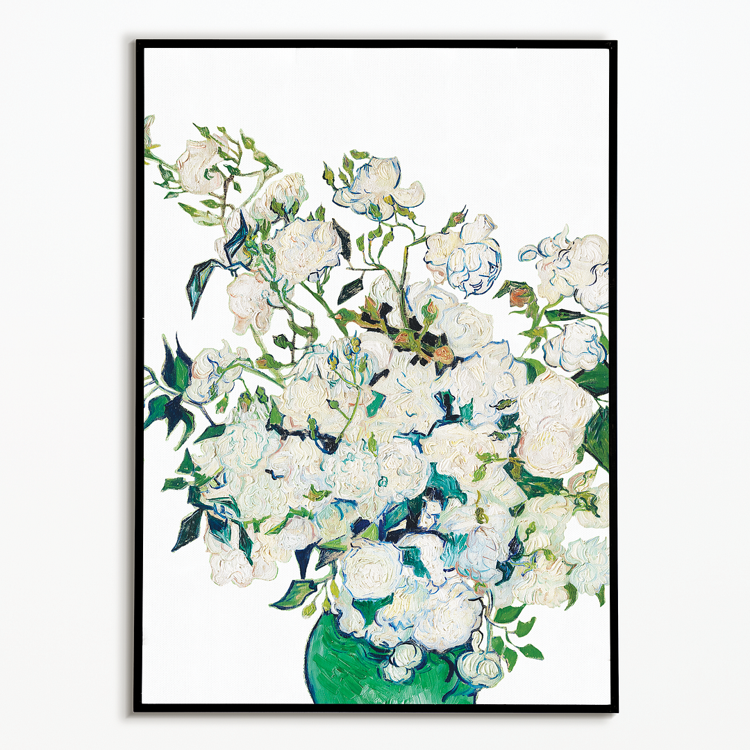 Roses Cutout By Van Gogh - Art Print