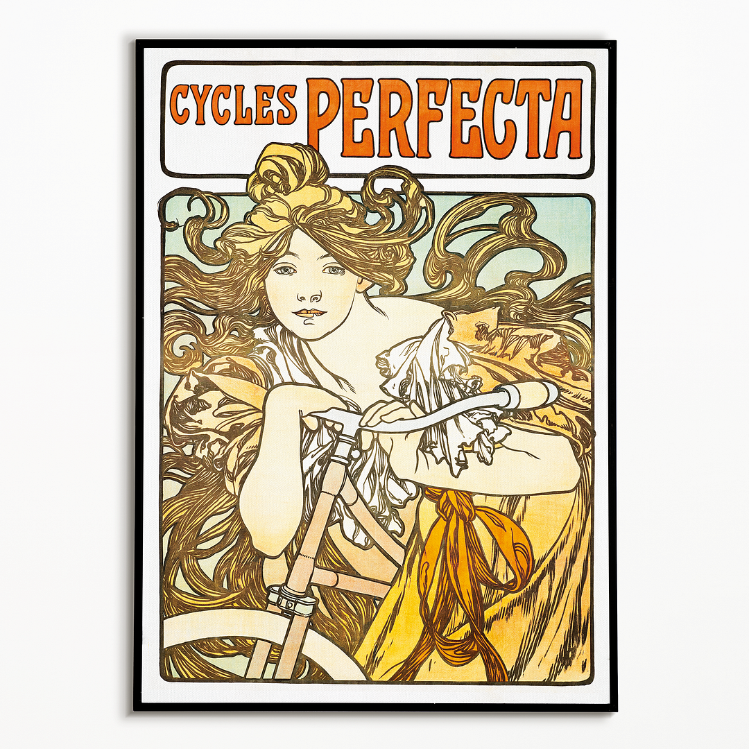 Cycles Perfecta By Alphonse Mucha - Art Print