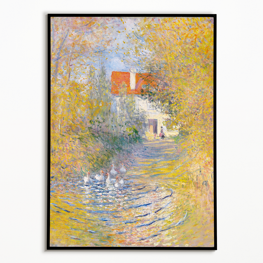The Geese by Claude Monet - Art Print