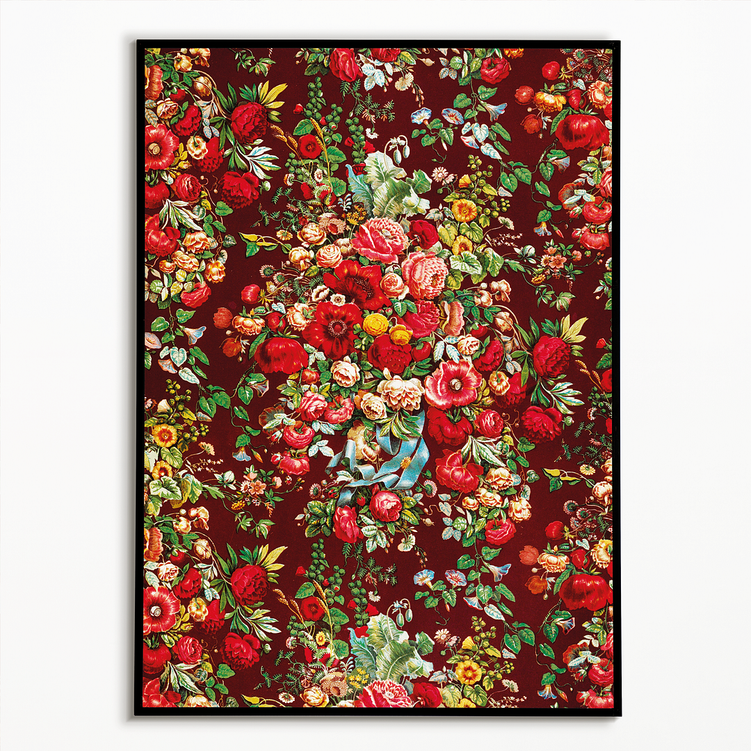 Chintz pattern by Sir Matthew Digby wyatt - Art Print