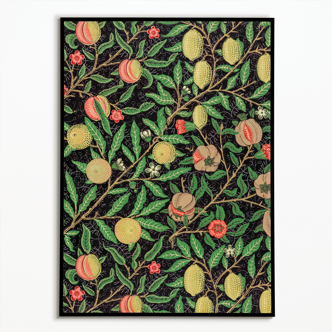Fruit pattern By William Morris - Art Print