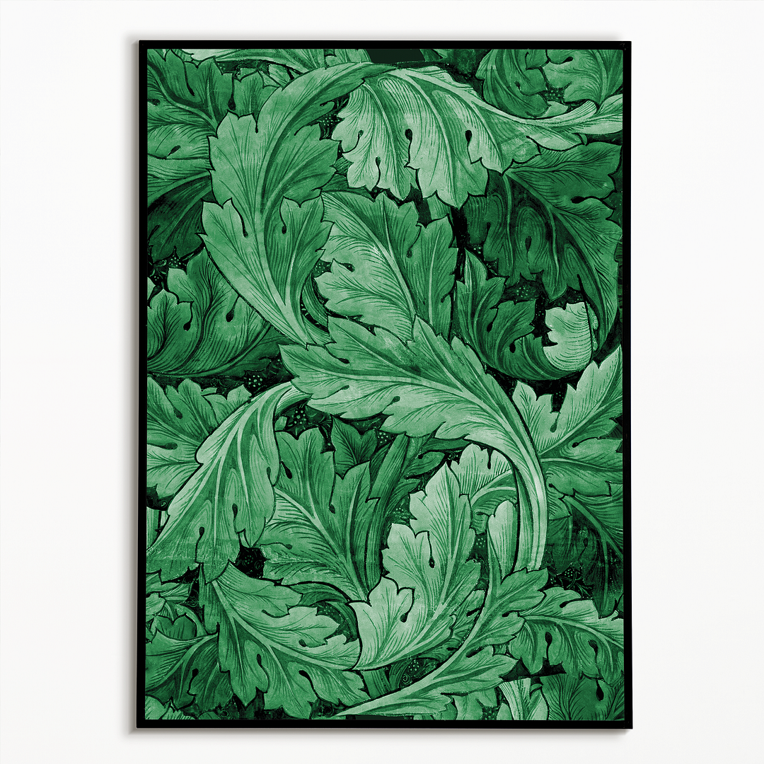 Endleaves of Art Green version - Art Print