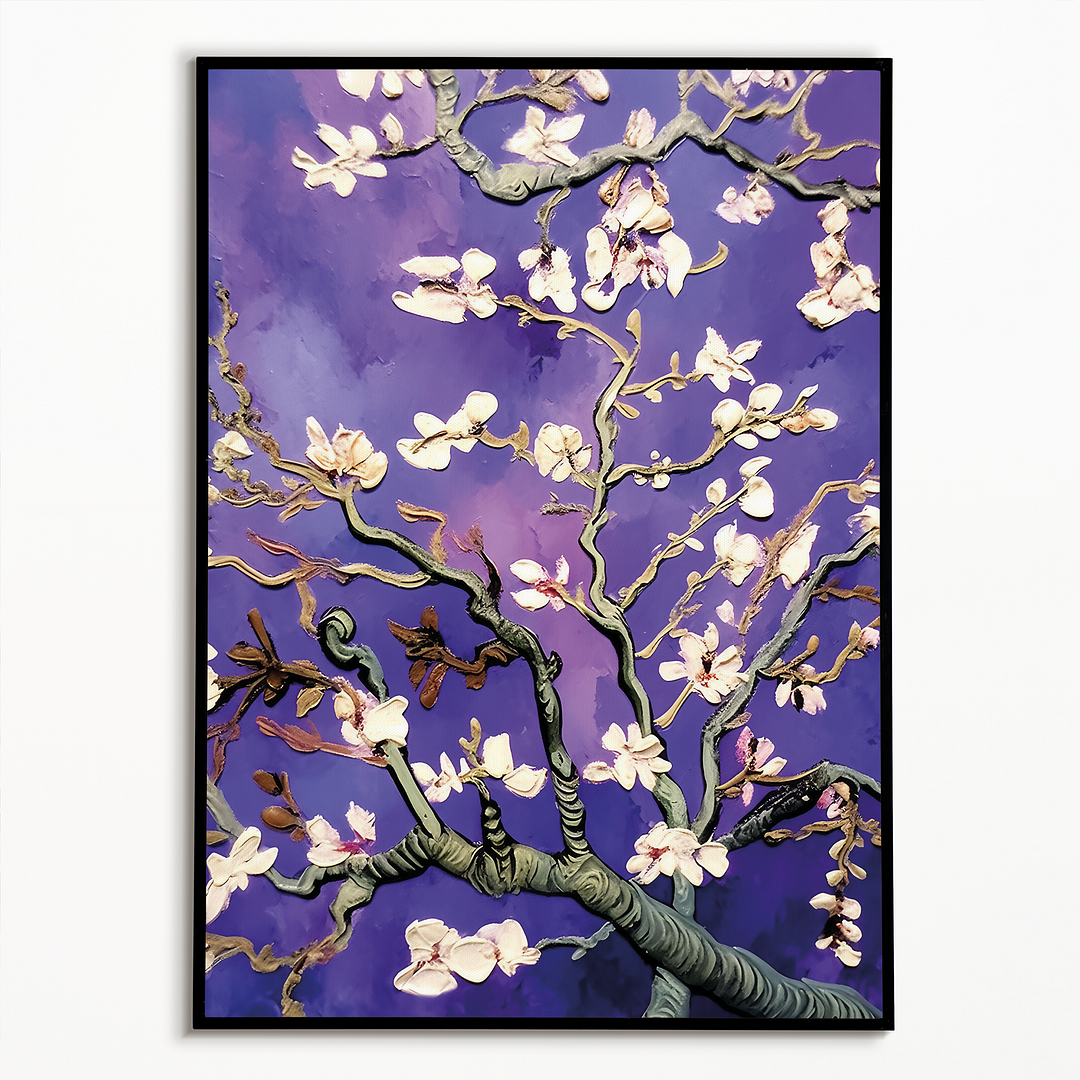 Almond blossom (Orange) By Vincent van Gogh - Art Print