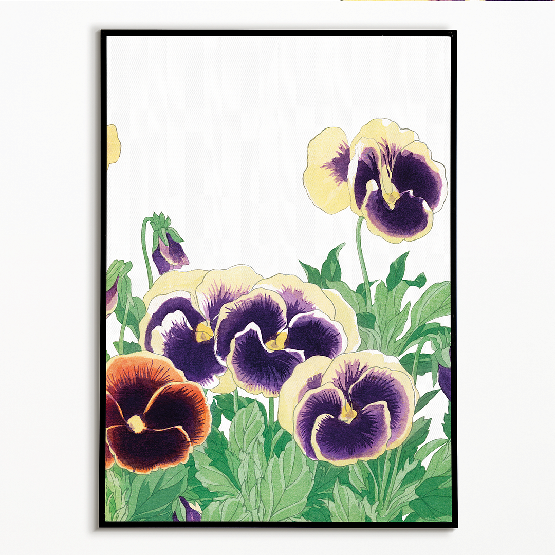 Pansy By Tanigami Kônan Art-Print
