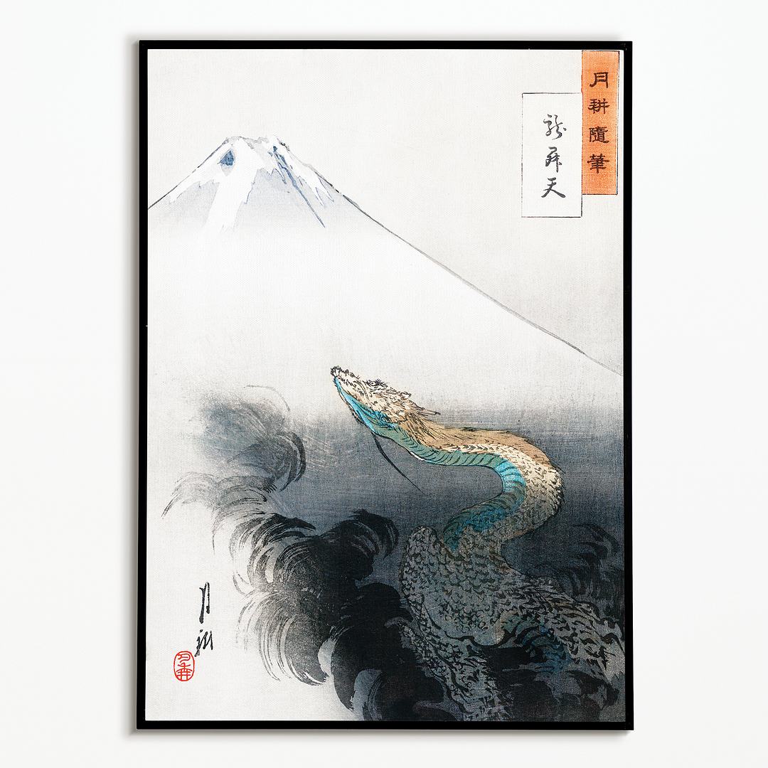 Ryū shōten By Ogata Gekko - Art Print