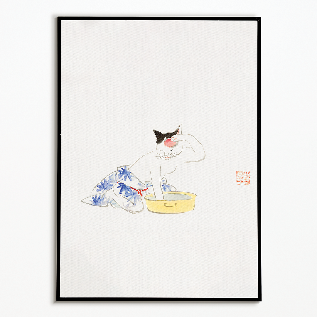 Album of Ichiryusai Hiroshige's Sketches (Cat) by Utagawa Hiroshige - Art Print