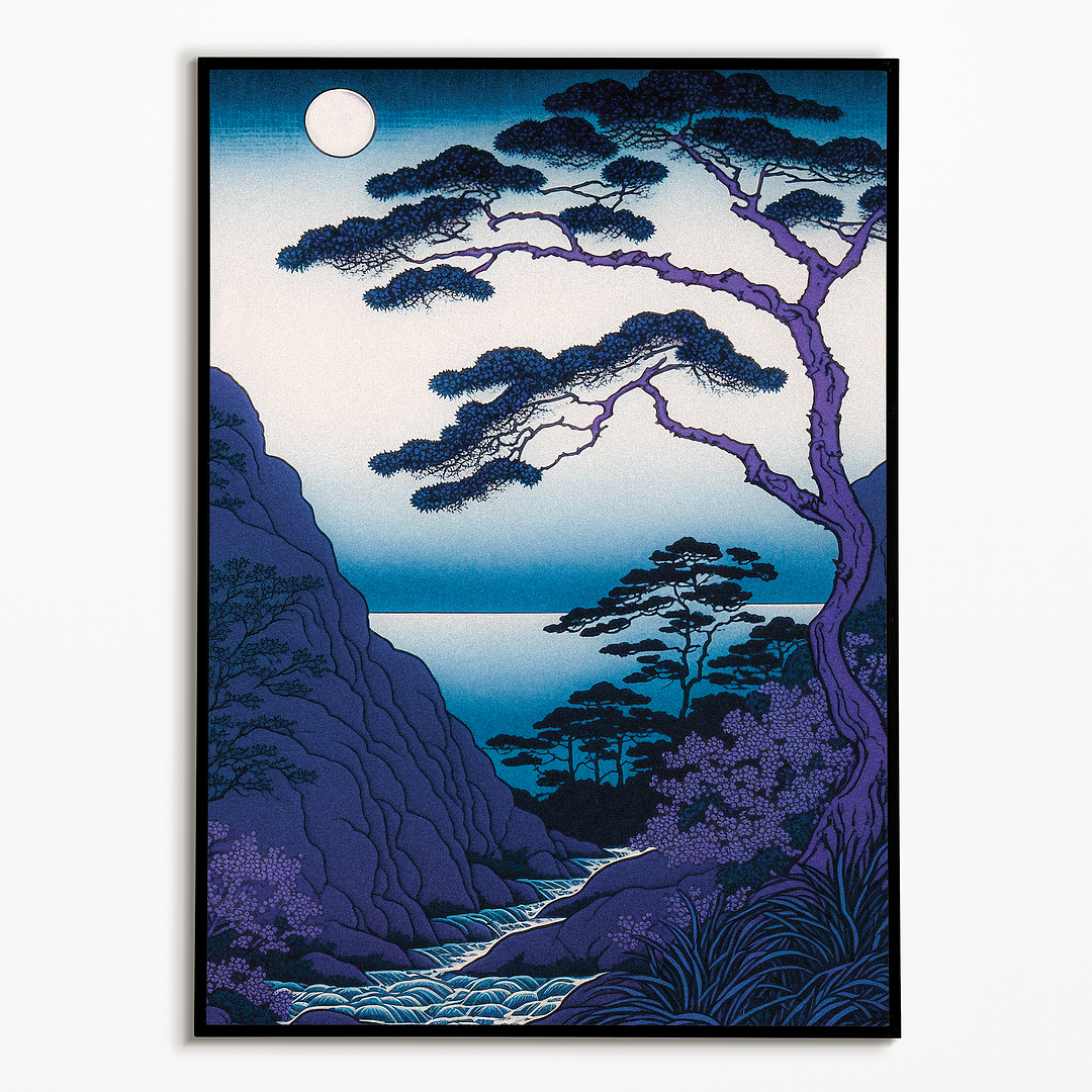 Purple dusk - Art Print