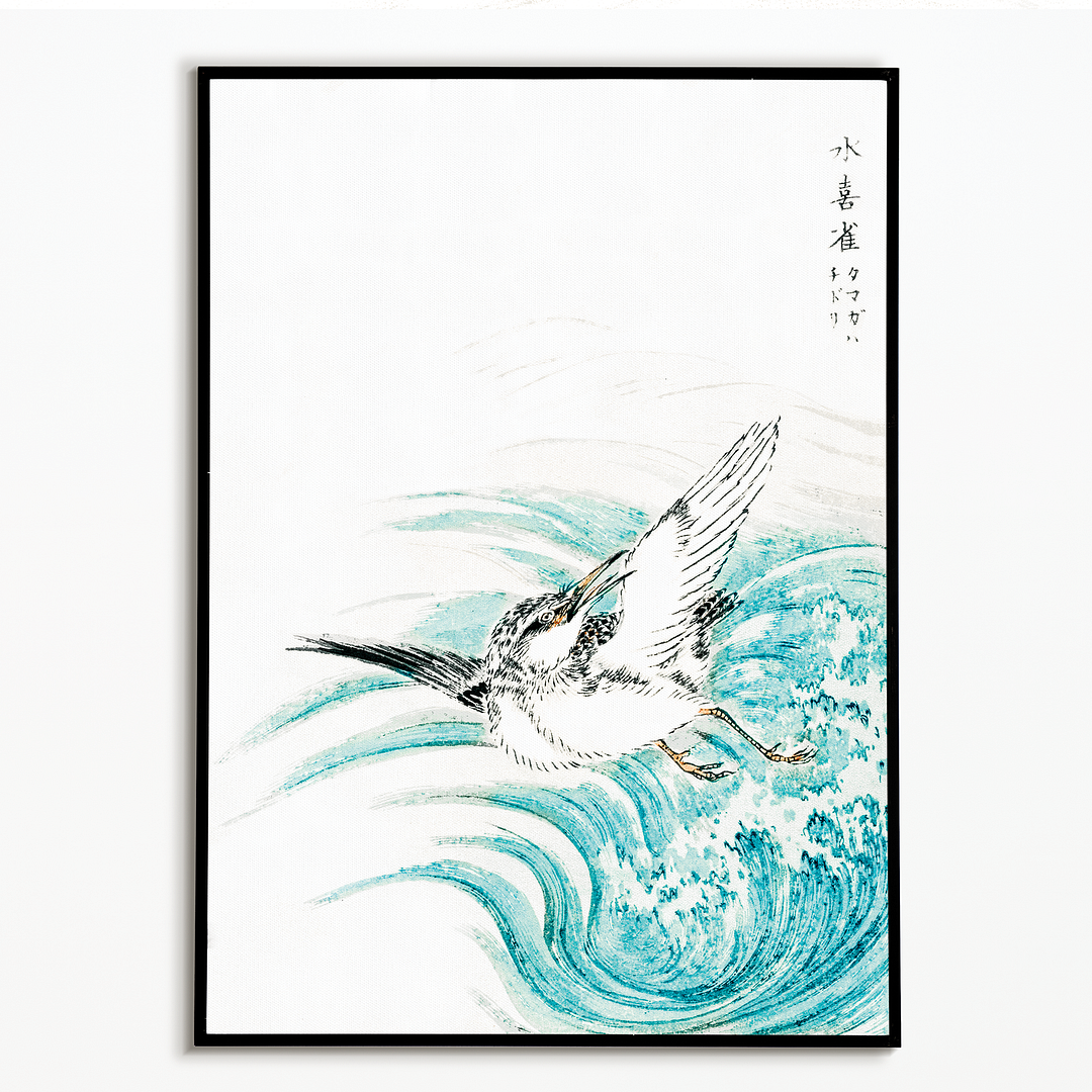 Mongolian Plover By Numata Kashu - Art Print