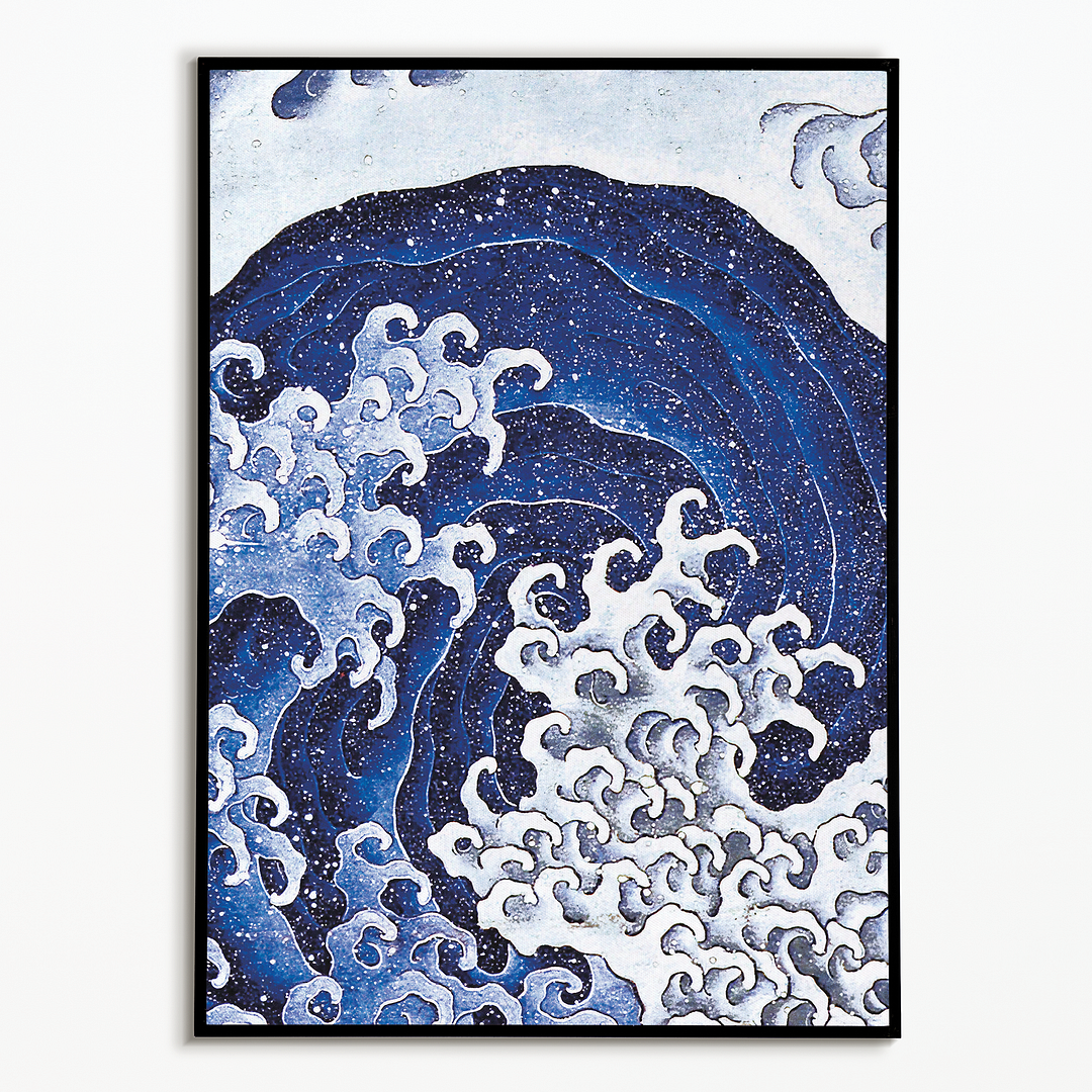 Feminine Wave by Hokusai - Art Print