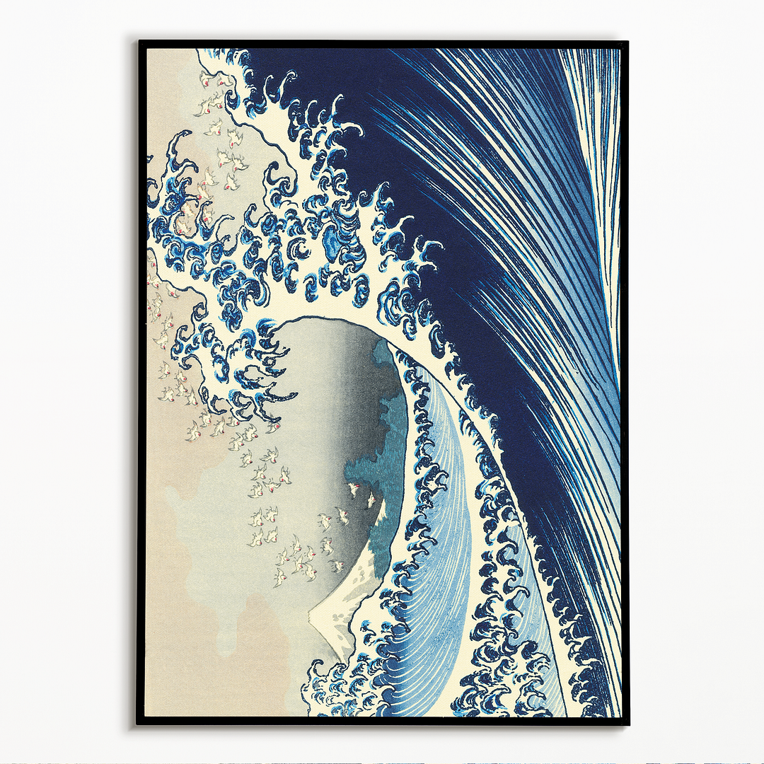 Fuji at Sea by Hokusai - Art Print