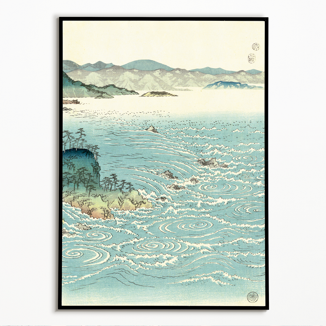 View of the Whirlpools at Awa II - Art Print