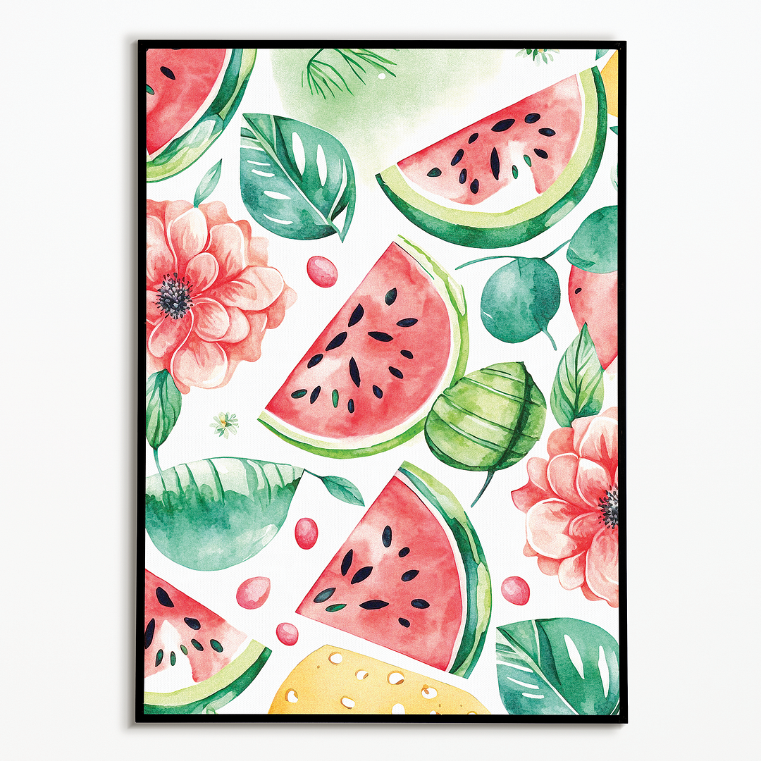 Watermelon pattern - Art Print