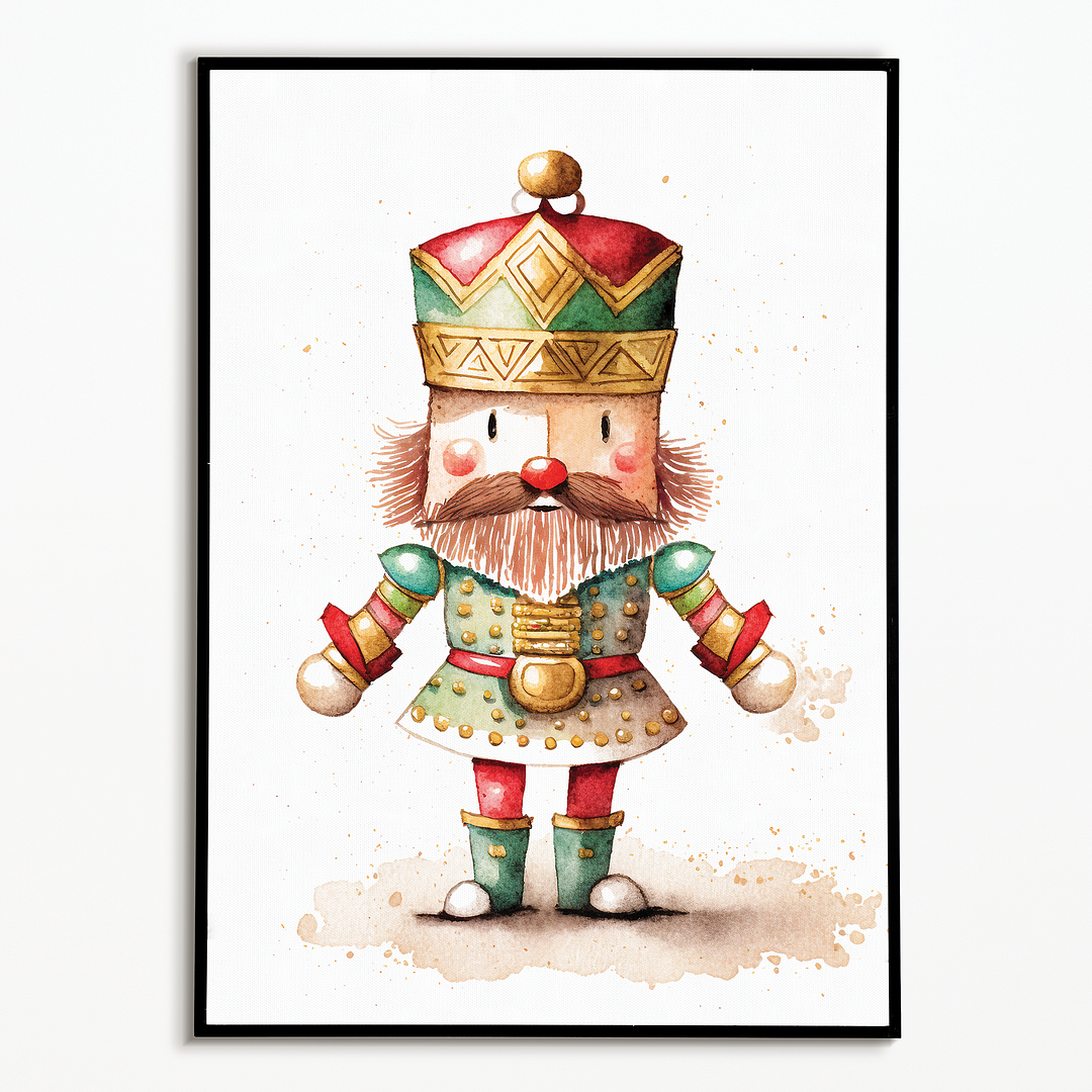 Cute little nutcracker - Art Print