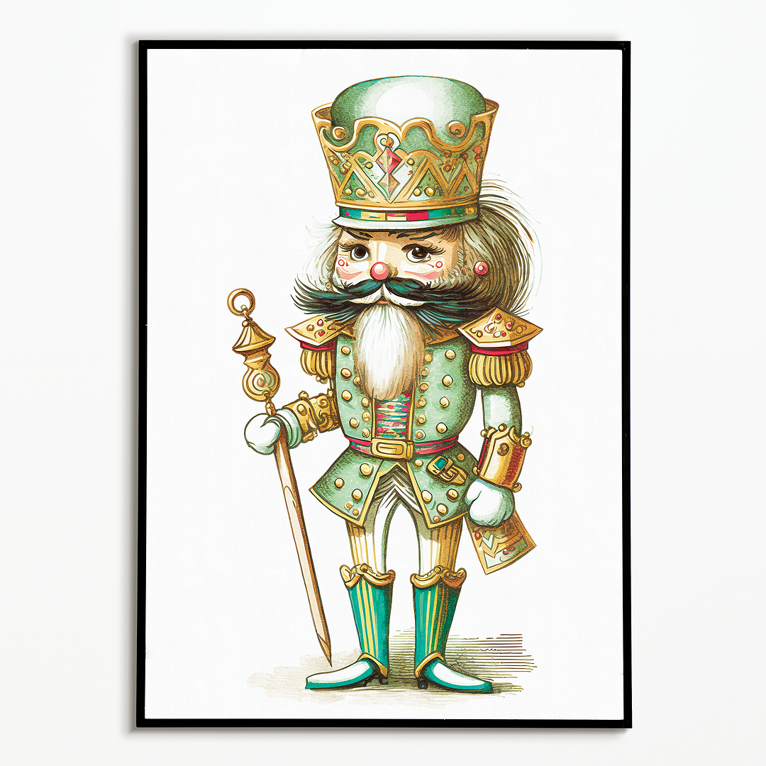 nutcracker Victorian illustration - Art Print
