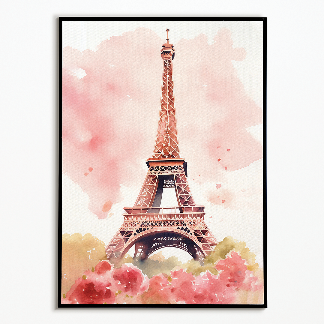 Pink Paris - Art Print