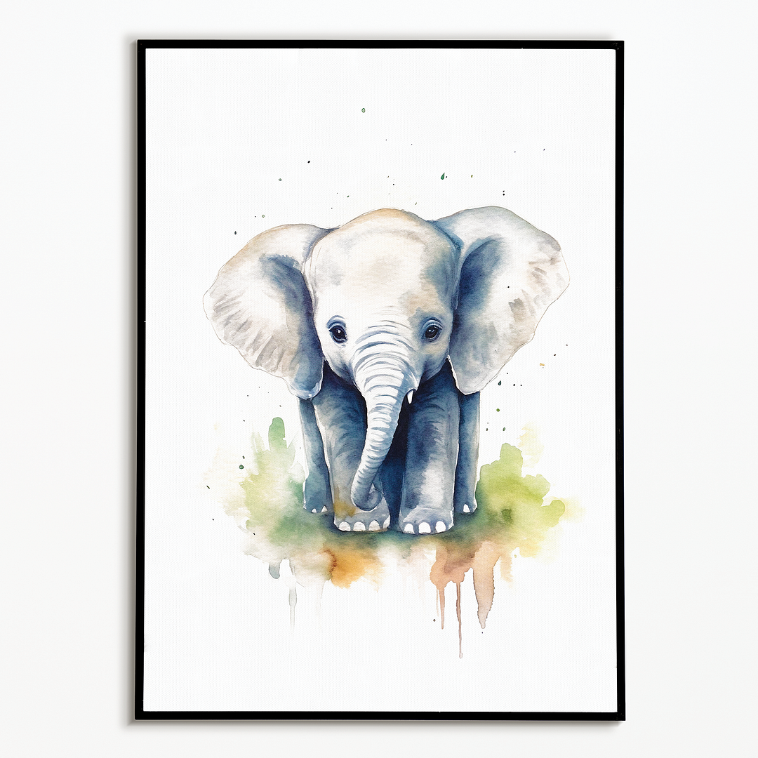 Baby elephant - Art Print
