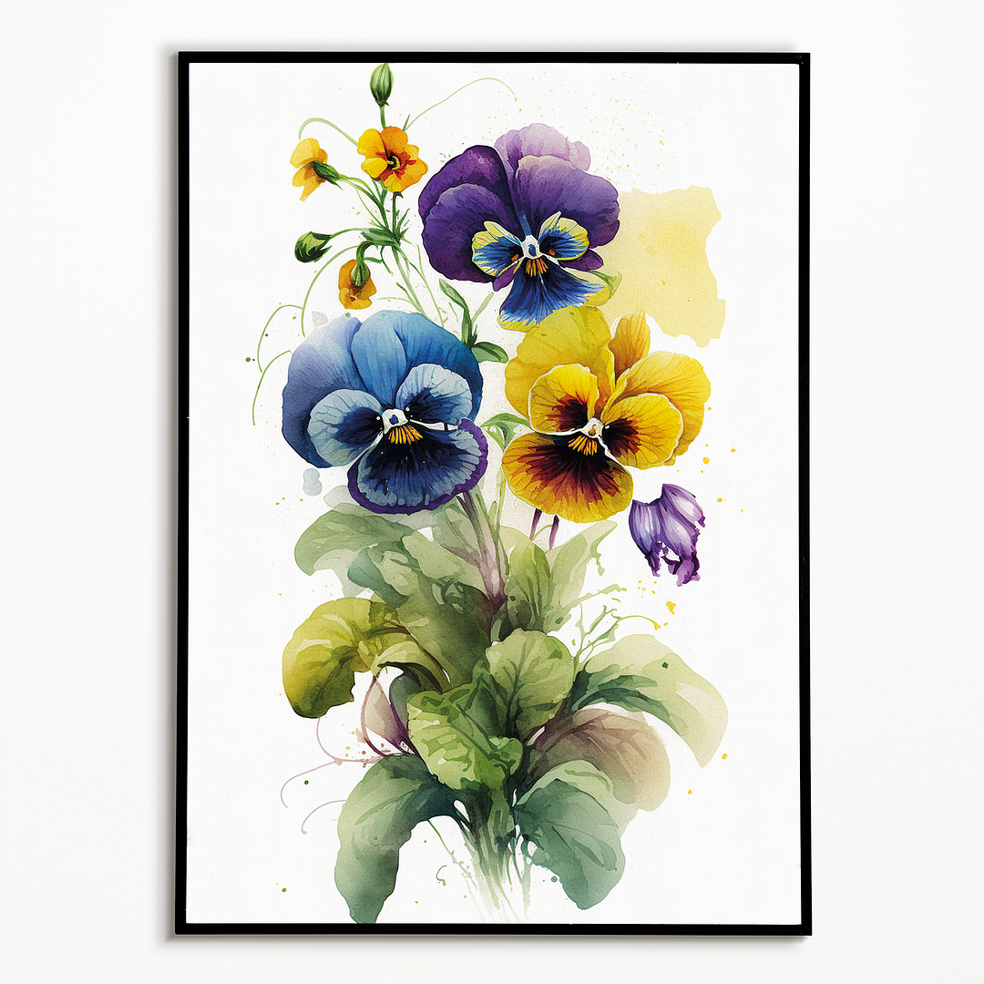 Pansies II - Art Print
