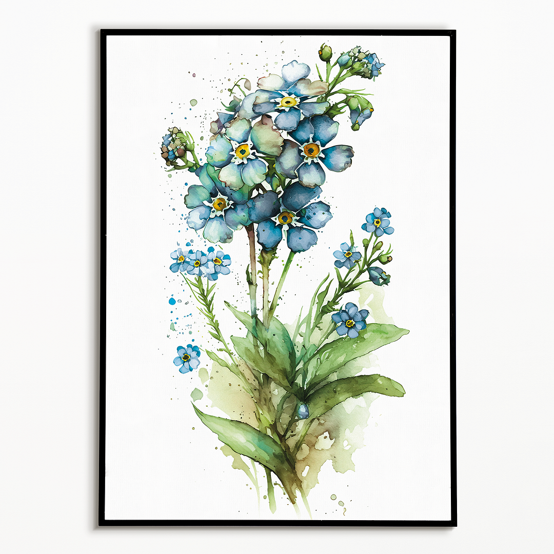 Forget me nog VI - Art Print