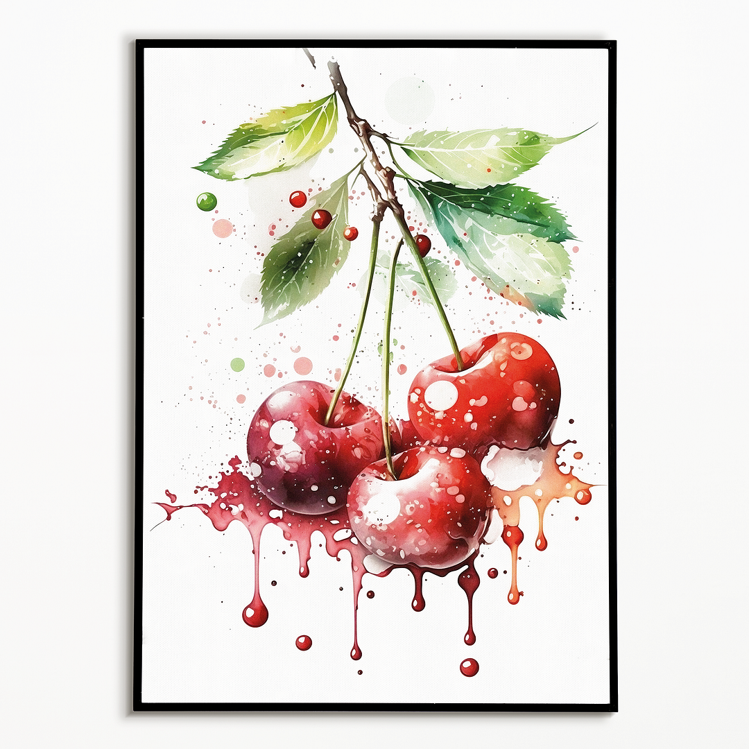 Red Cherries 3 - Art Print