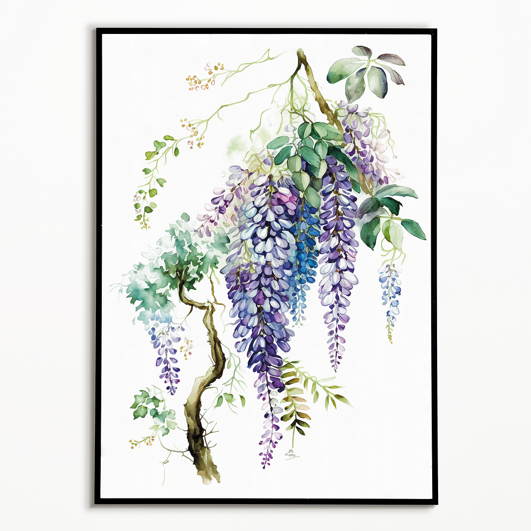 wisteria 4 - Art Print