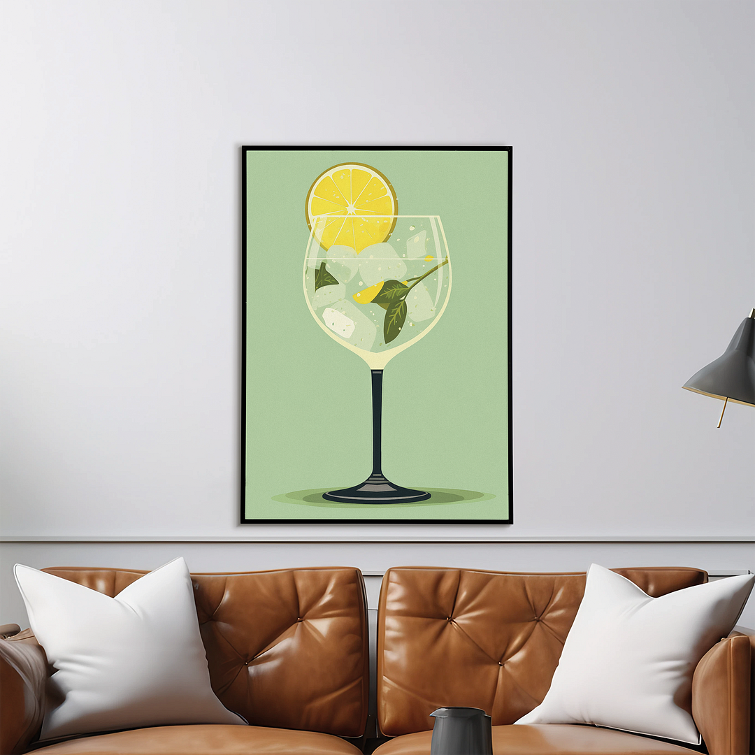 Gin tonic - Art Print