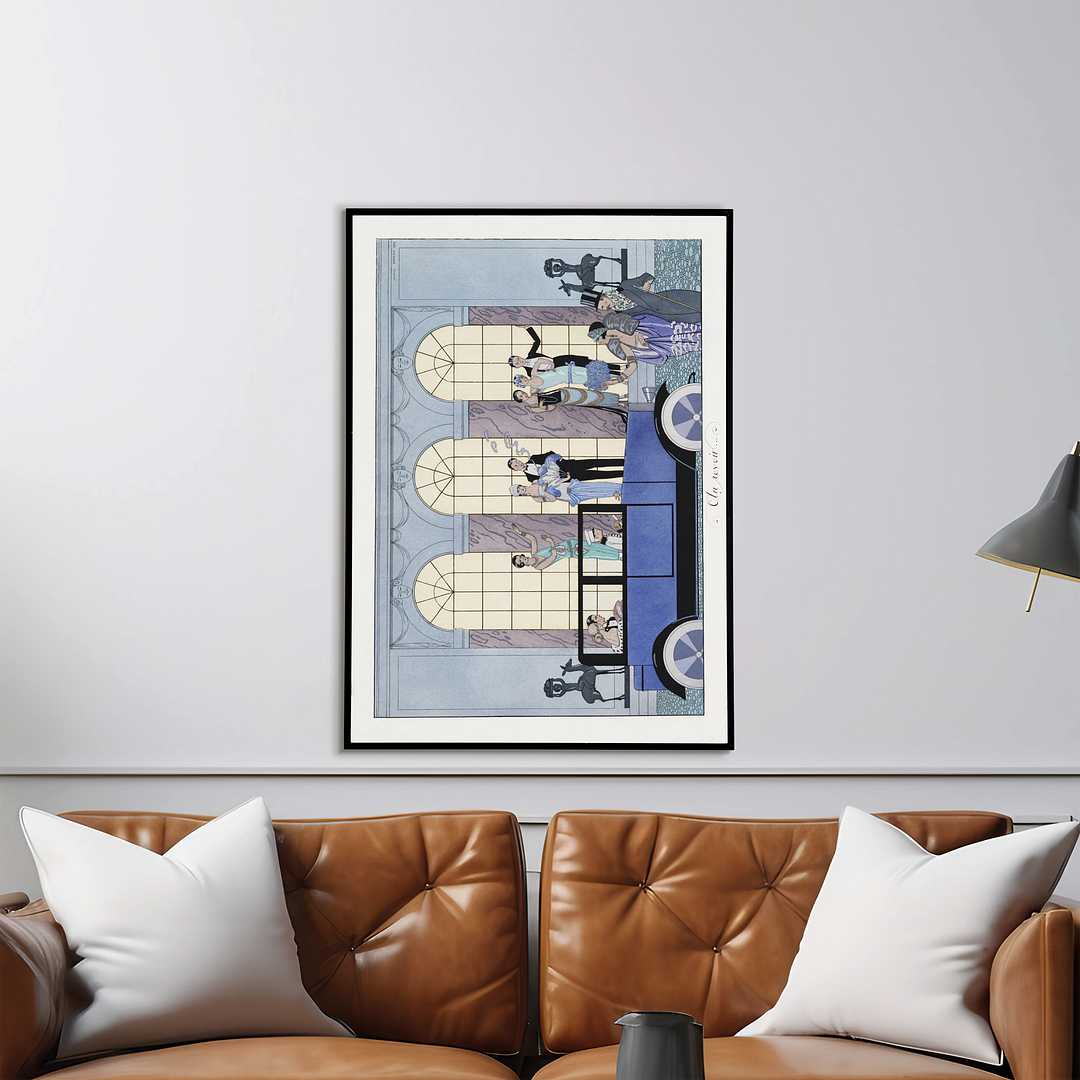 Au Revoir by George Barbier - Art Print