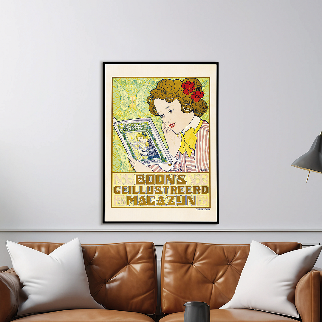 Poster for Boon's Illustrated Warehouse by Johann Georg van Caspel - Art Print