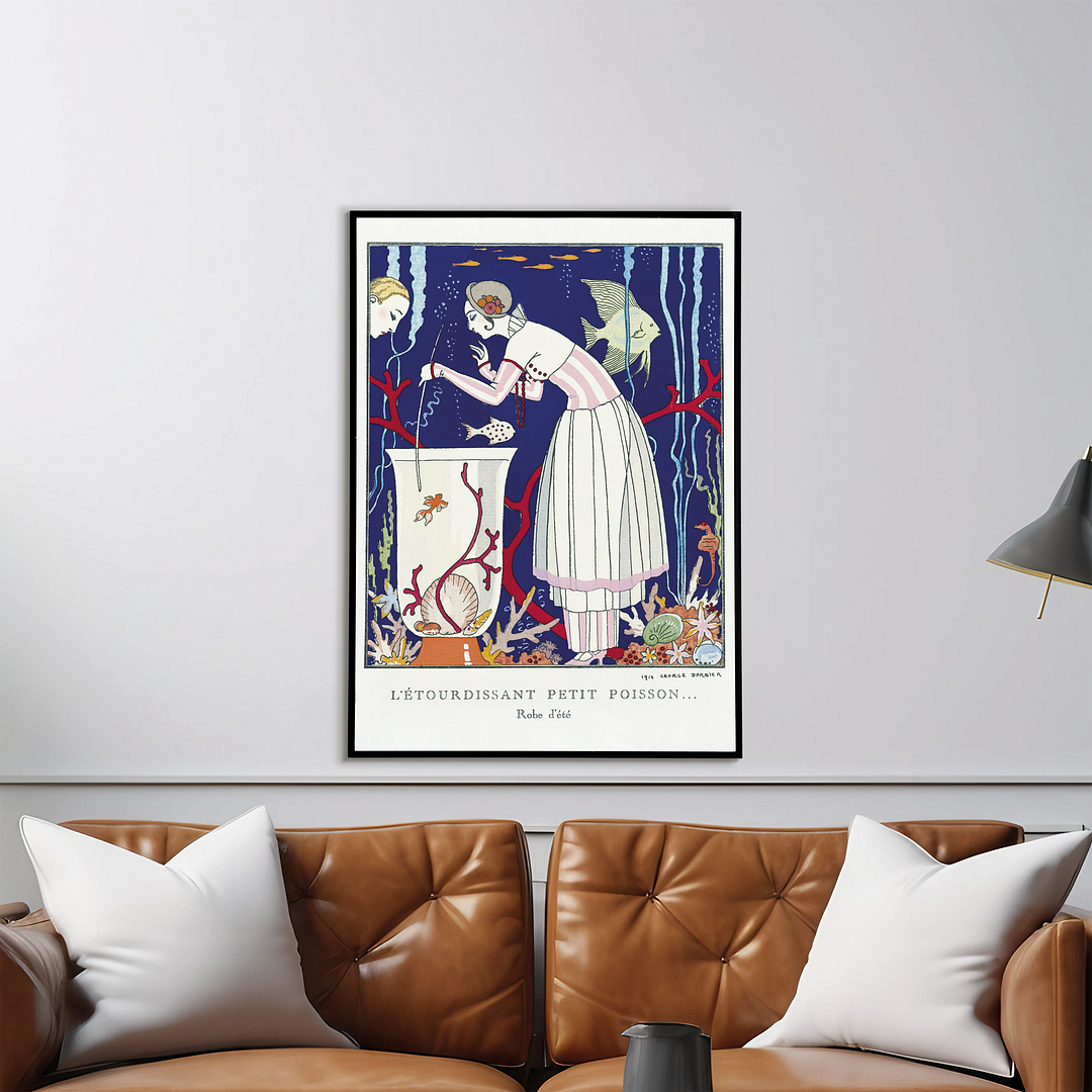 L'étourdissant petit poisson: Robe d'été - Art Print