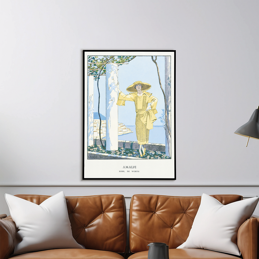 Amalfi. Robe, de Worth - Art Print