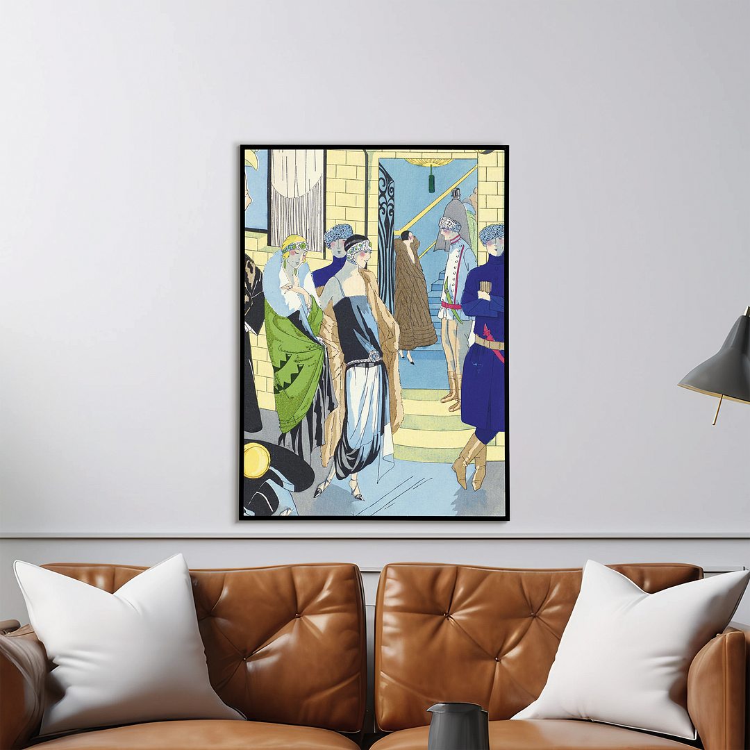 Beauté, Feuillets de l' élégance féminine - Art Print