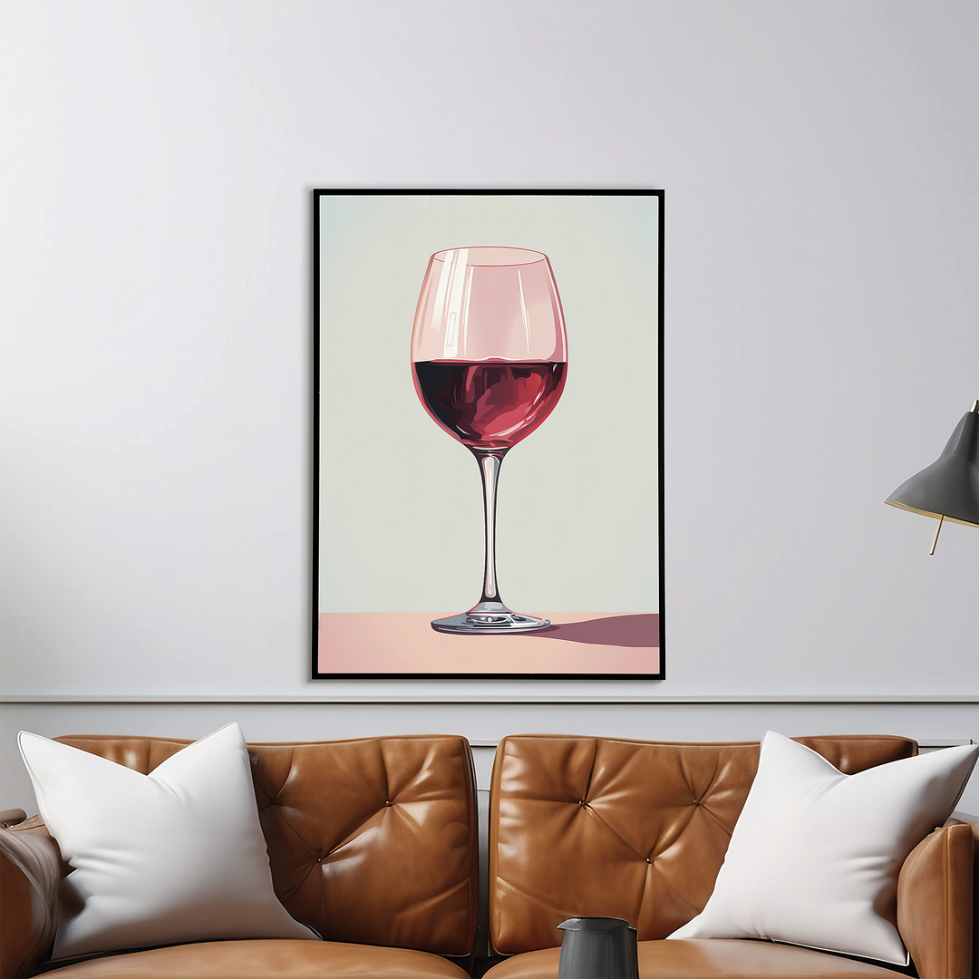 Red wine - Art Print