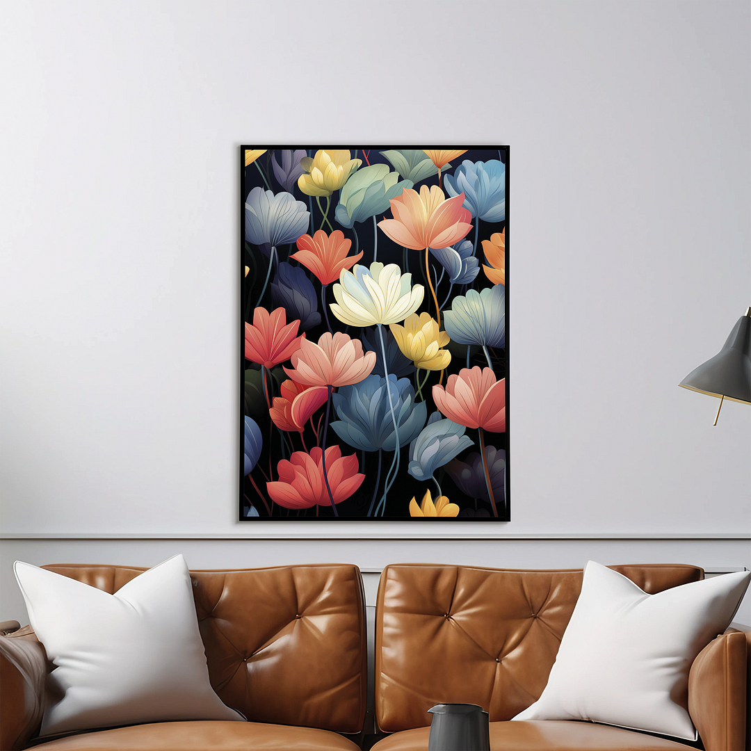 Flower pattern I - Art Print