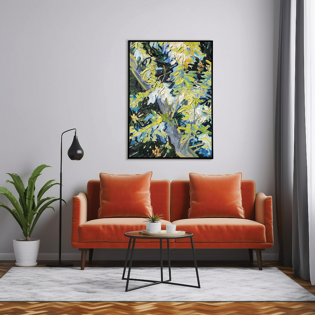 Blossoming Acacia Branches By Van Gogh - Art Print