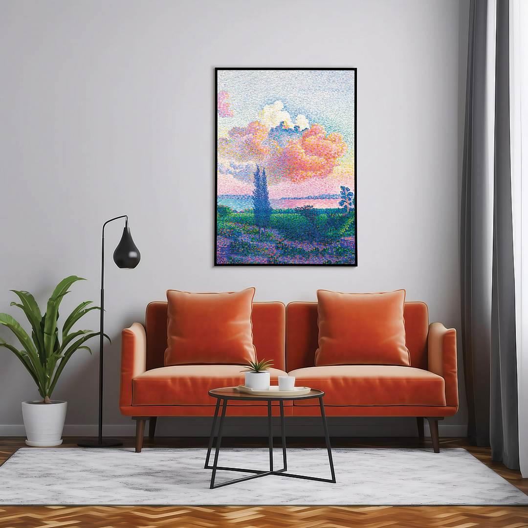 The Pink Cloud By Henri-Edmond Cross - Art Print
