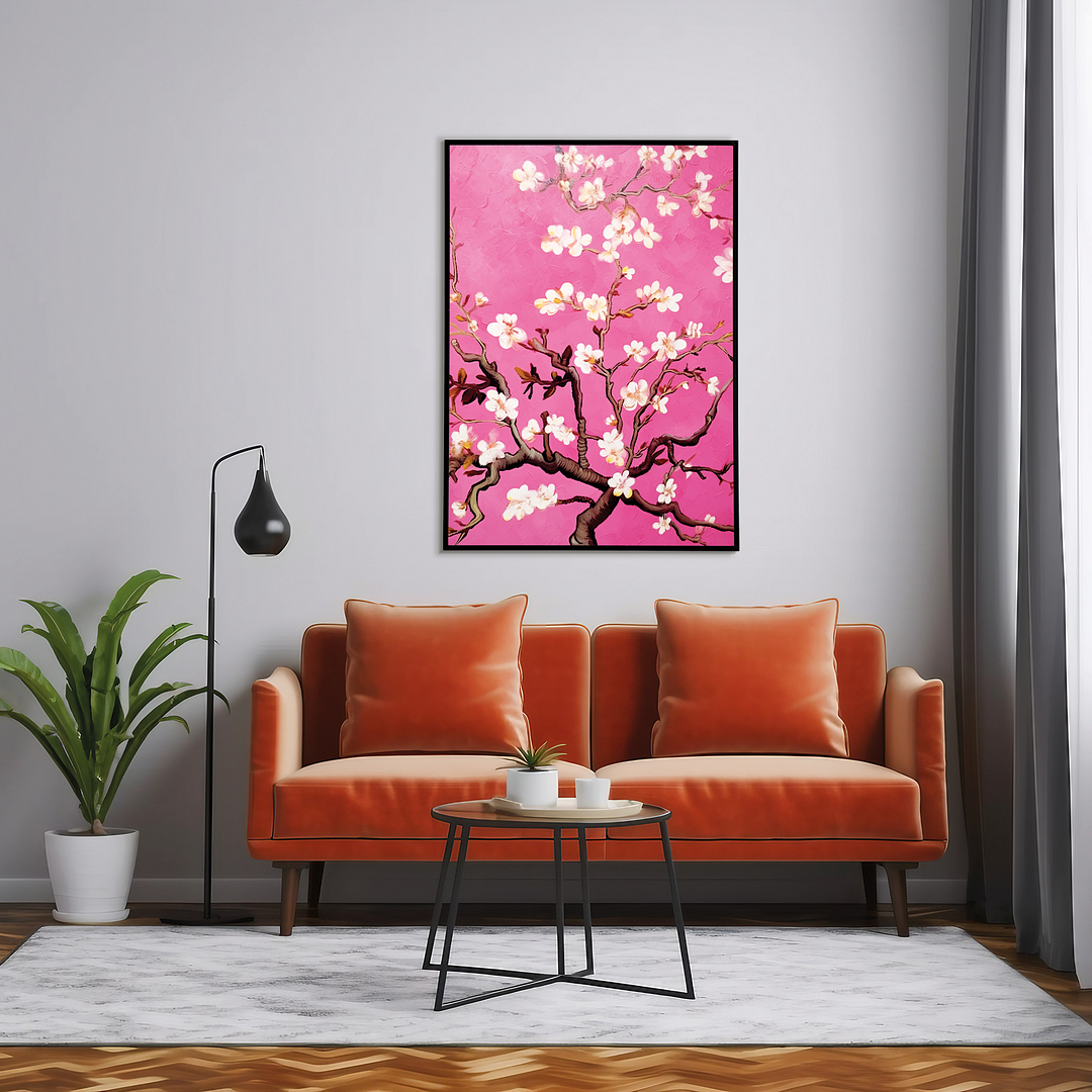 Almond blossom (Pink) By Vincent van Gogh - Art Print