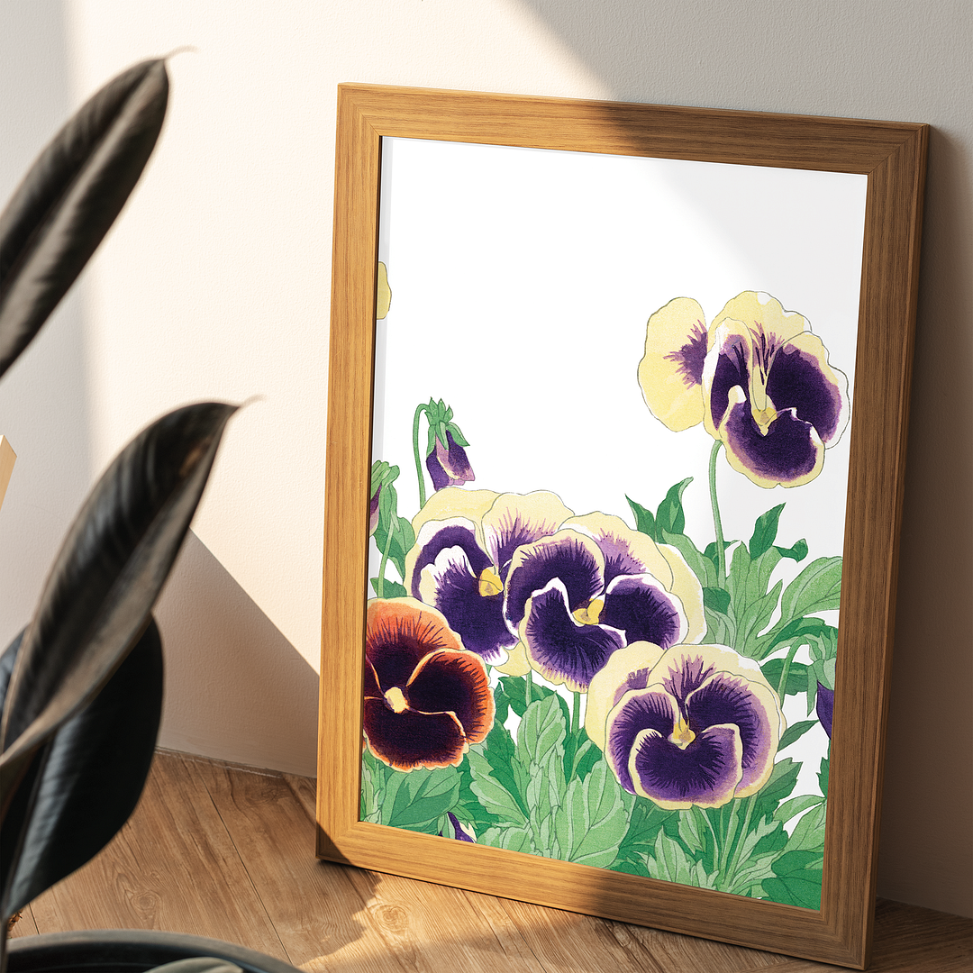 Pansy By Tanigami Kônan Art-Print
