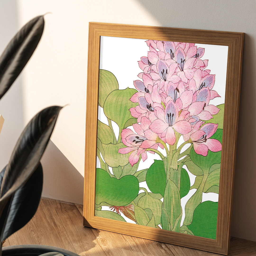 Water Hyacinth By Tanigami Kônan Art-Print